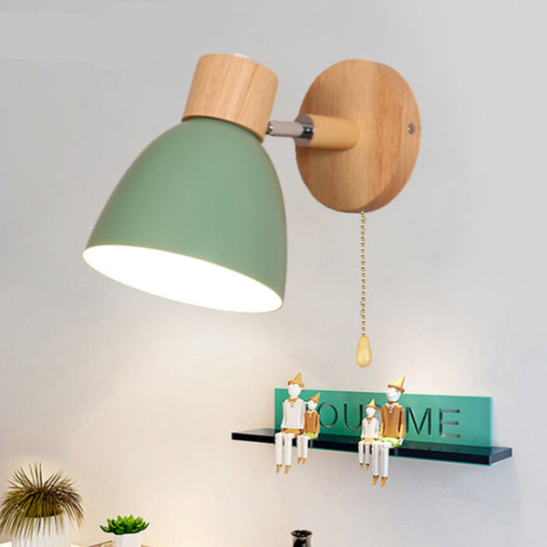 Scandinavische Houten Hanglamp