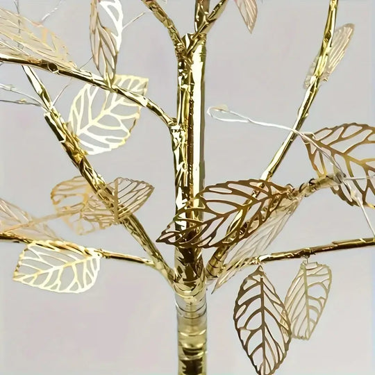 Gouden Bladeren Boomlamp
