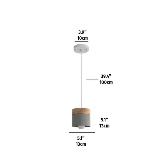 Houten hanglamp