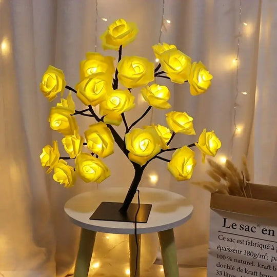 LED Rozenbloem Tafel Lamp