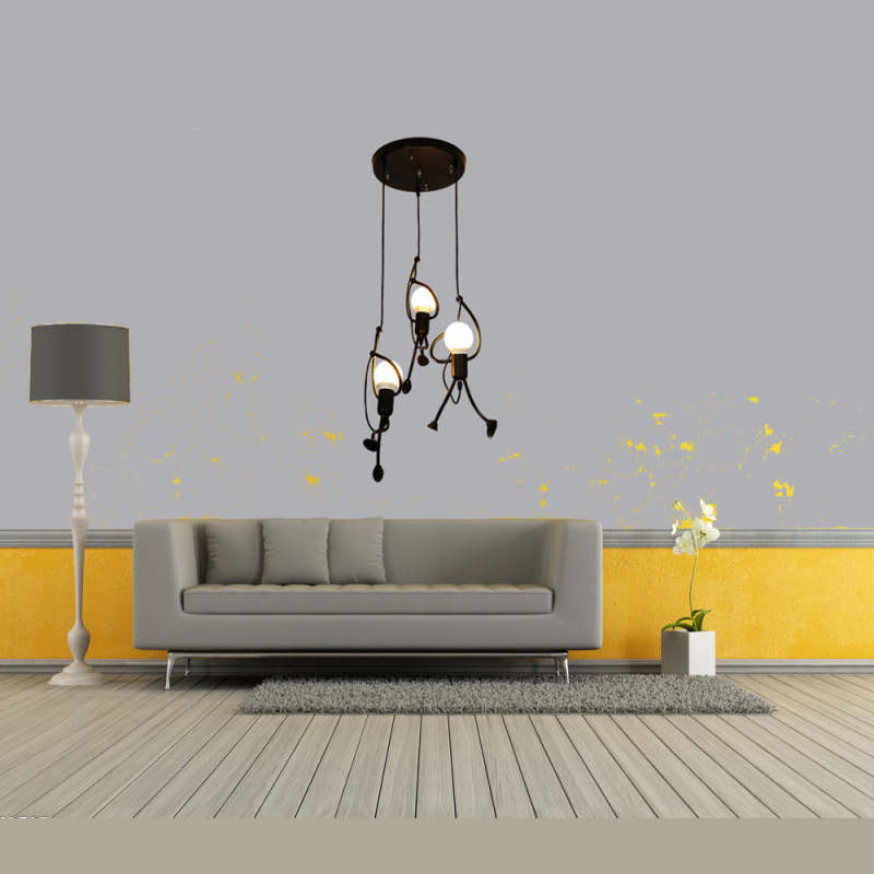 Retro Iron Man Hanglamp