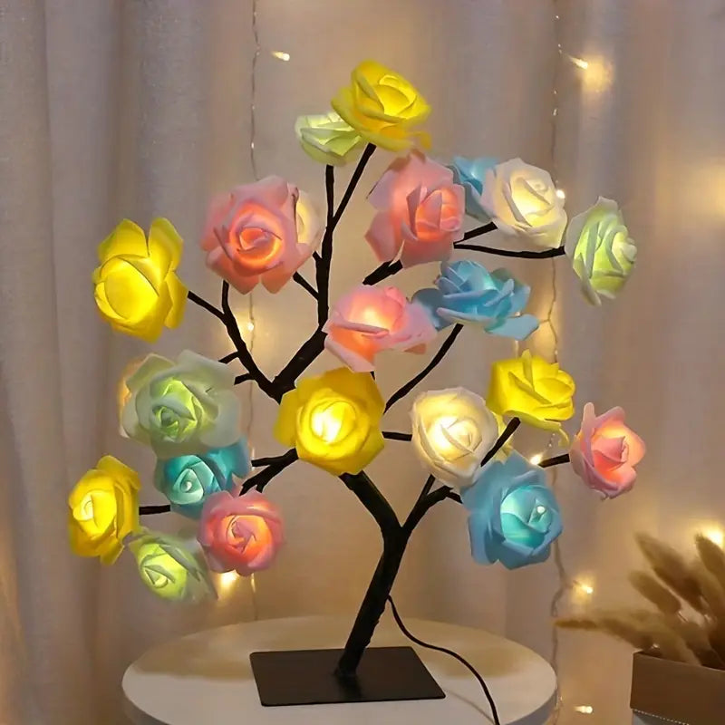 LED Rozenbloem Tafel Lamp