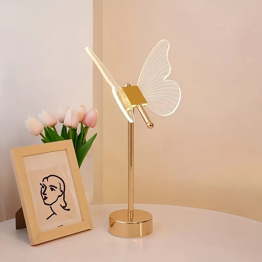 USB Vlinder Tafellamp | Tricolor LED Nachtlamp