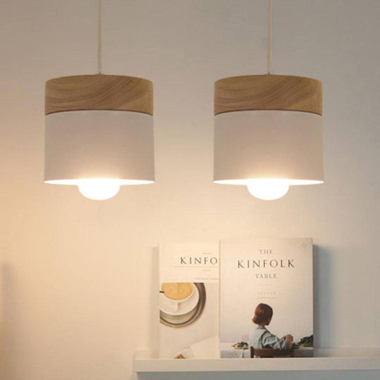Houten hanglamp