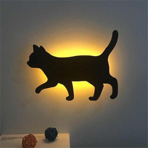 Kat Wand Nachtlamp