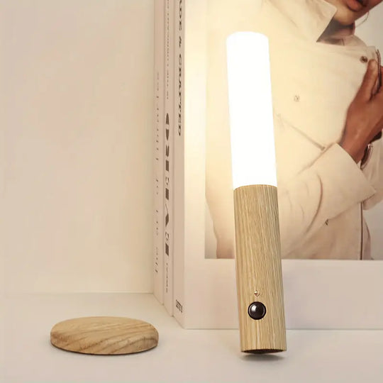 Houten Beweging Sensor Nachtlamp