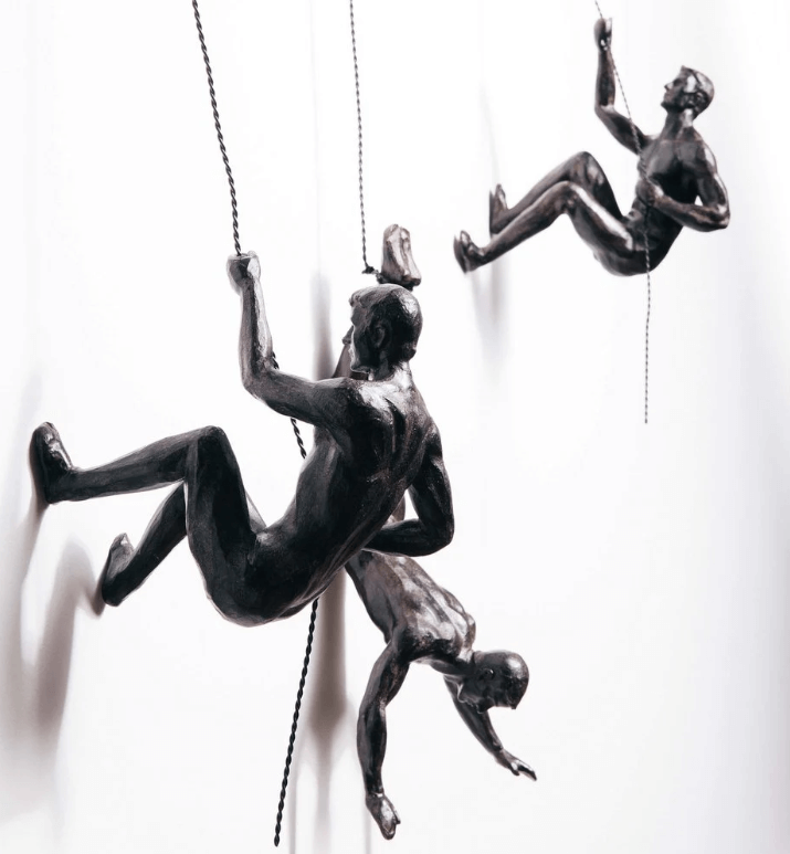 Rock Climbing Klim Sculptuur