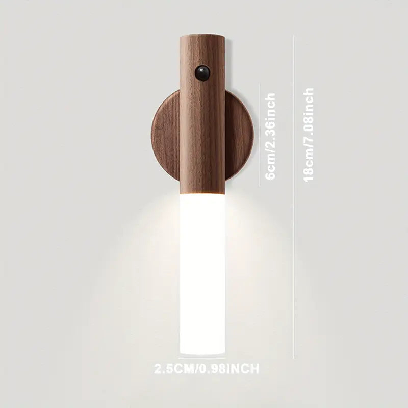 Houten Beweging Sensor Nachtlamp
