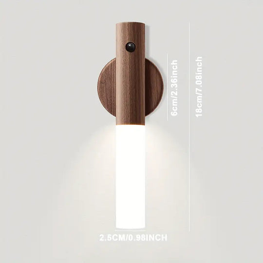 Houten Beweging Sensor Nachtlamp