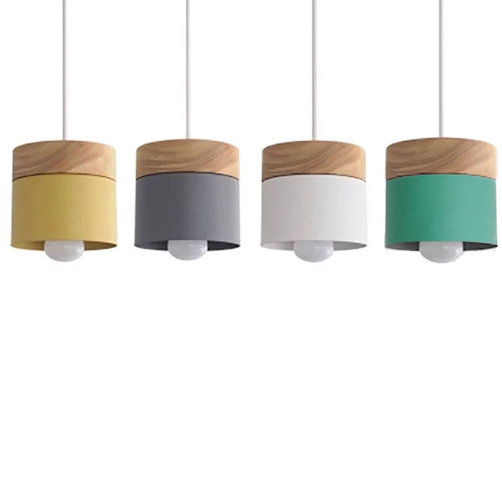 Houten hanglamp