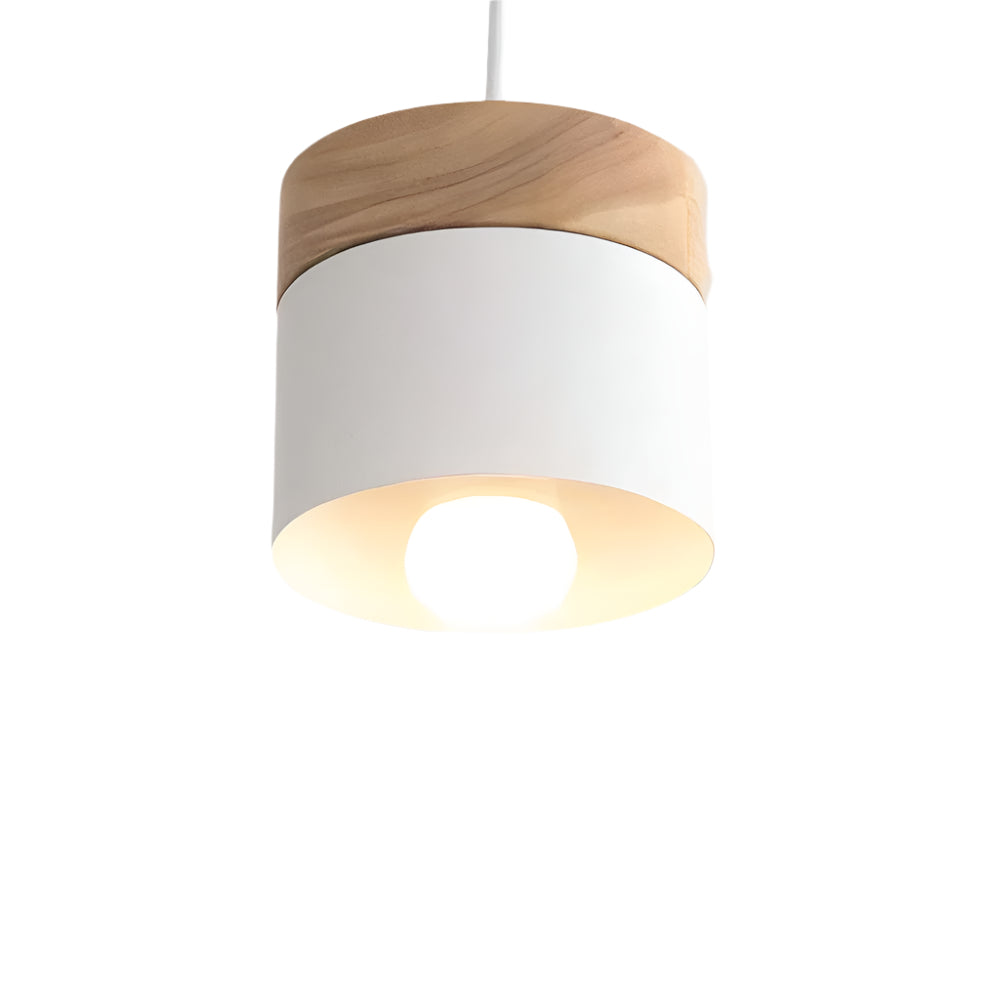 Houten hanglamp