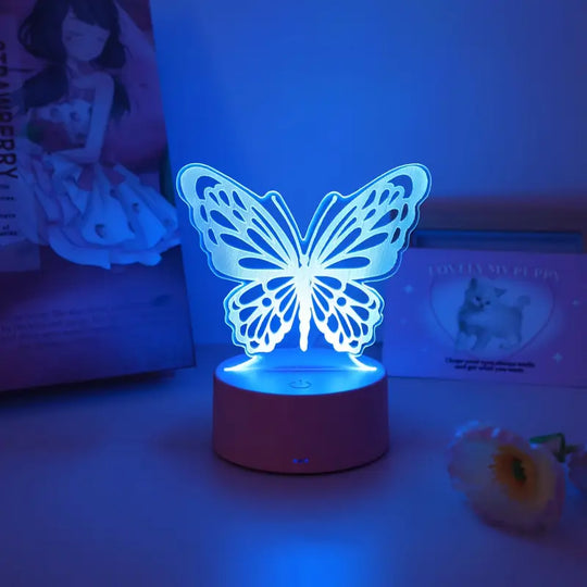 LED Vlinder Nachtlamp