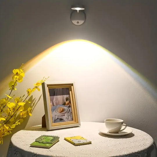 Tech Slimme LED-spotlamp | Dimbare Wandlamp met Bewegingssensor