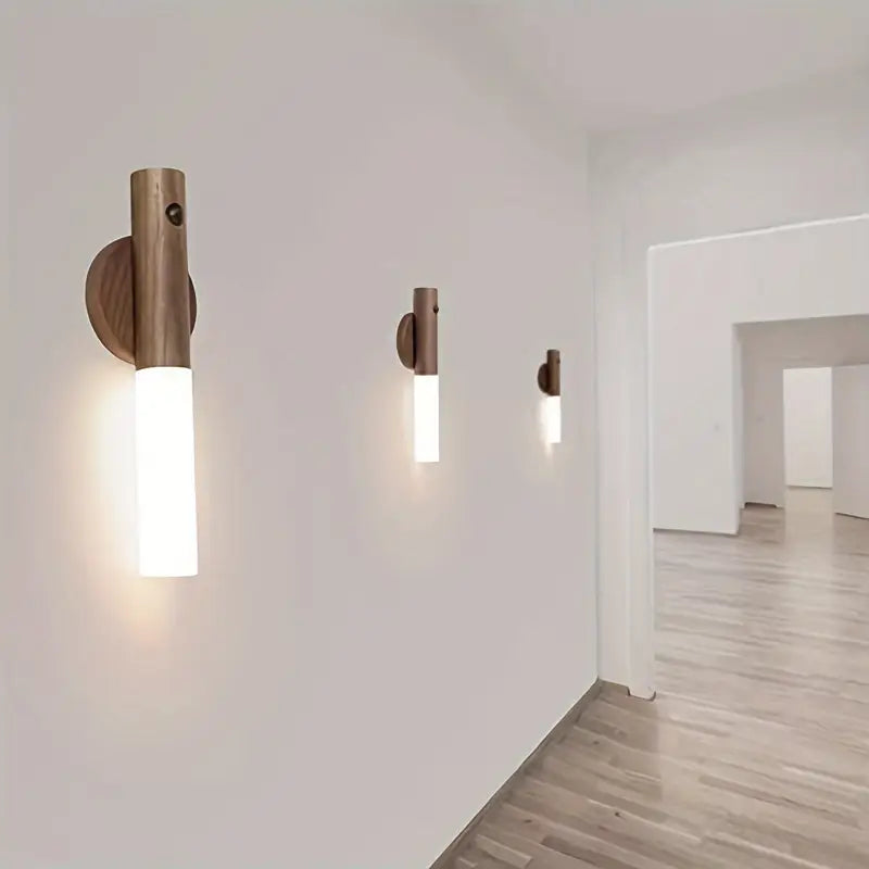Houten Beweging Sensor Nachtlamp