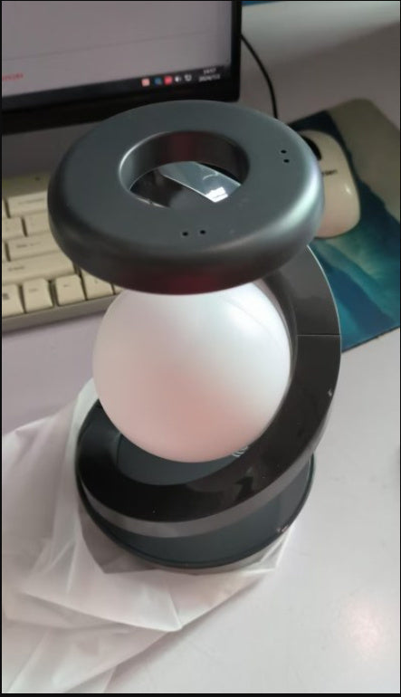2-in-1 Draaibare Maanlamp met Draadloos Opladen
