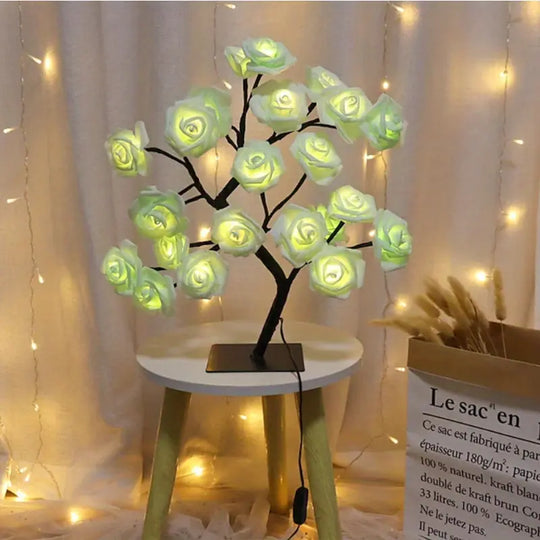 LED Rozenbloem Tafel Lamp