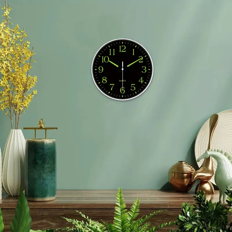 Stijlvolle 20,32cm Stille Lichtgevende Wandklok