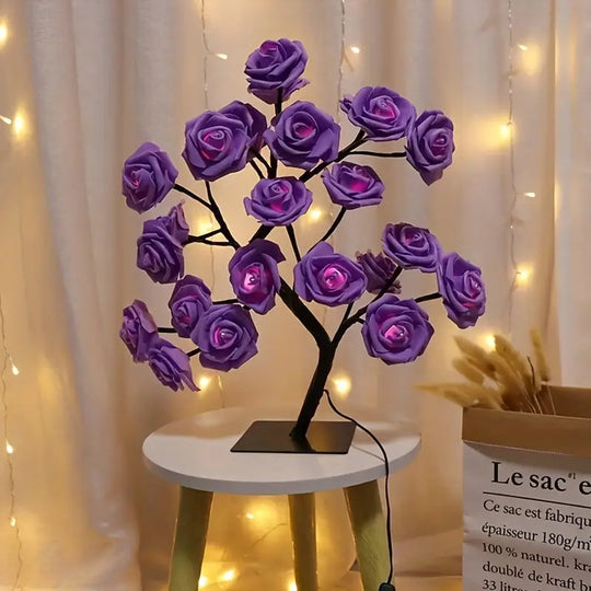 LED Rozenbloem Tafel Lamp