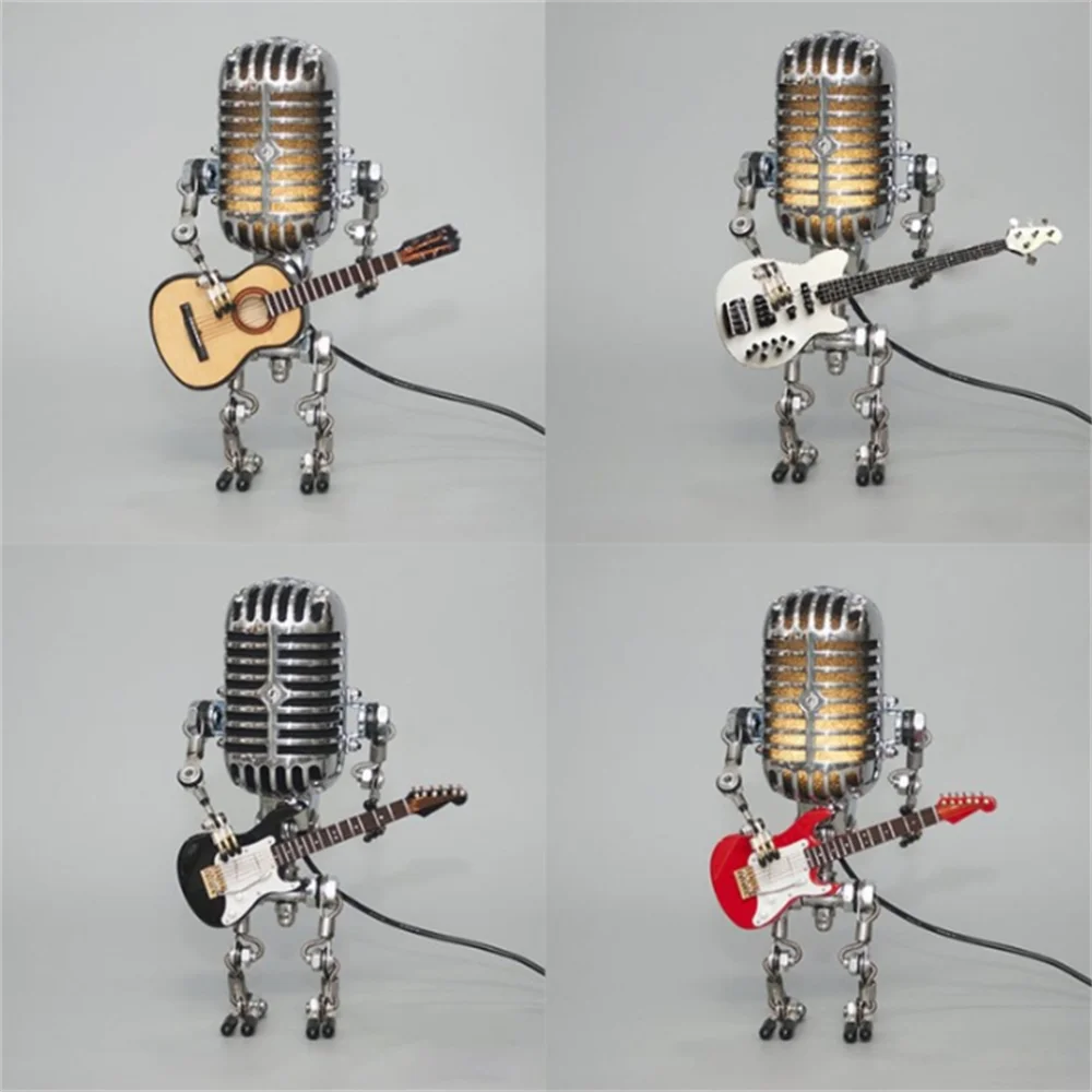 Lamp Robot met Gitaar