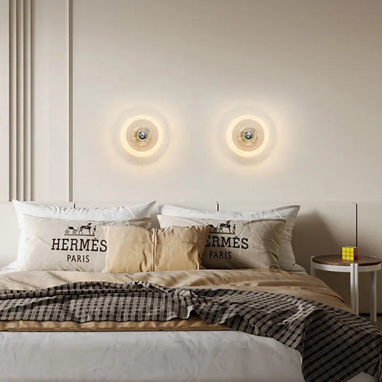Vintage LED Glazen Wandlamp