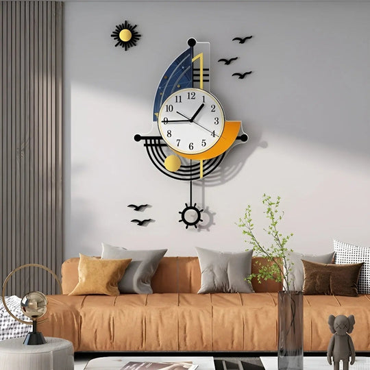 Wandklok - Nautisch ontwerp - Maritieme elegantie