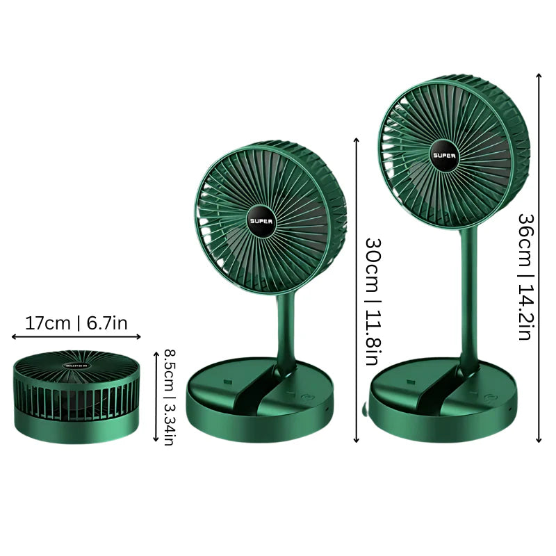 Draagbare & Stille USB-Ventilator