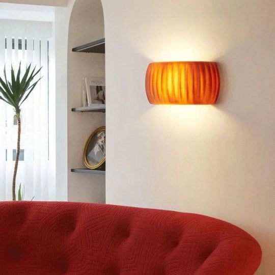 Moderne Art Deco Gerippte Wandleuchte