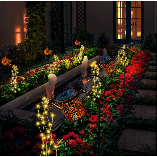 Solar LED Gieter Lamp met Sprookjesverlichting