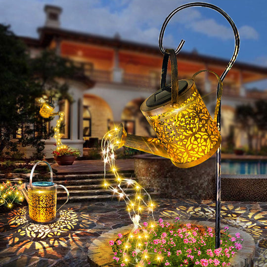 Solar LED Gieter Lamp met Sprookjesverlichting