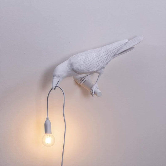 Moderne Weinlese Schwarz Vogel Lampe