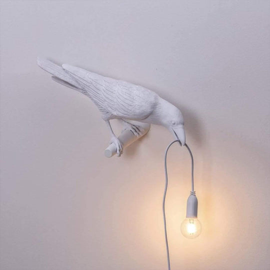 Moderne Weinlese Schwarz Vogel Lampe