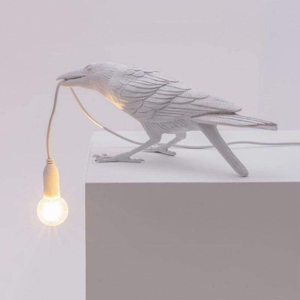 Moderne Weinlese Schwarz Vogel Lampe