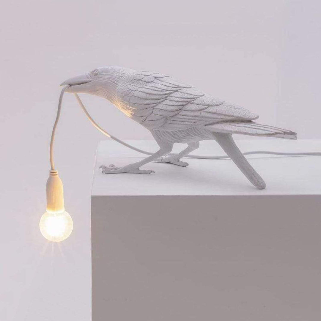 Moderne Weinlese Schwarz Vogel Lampe