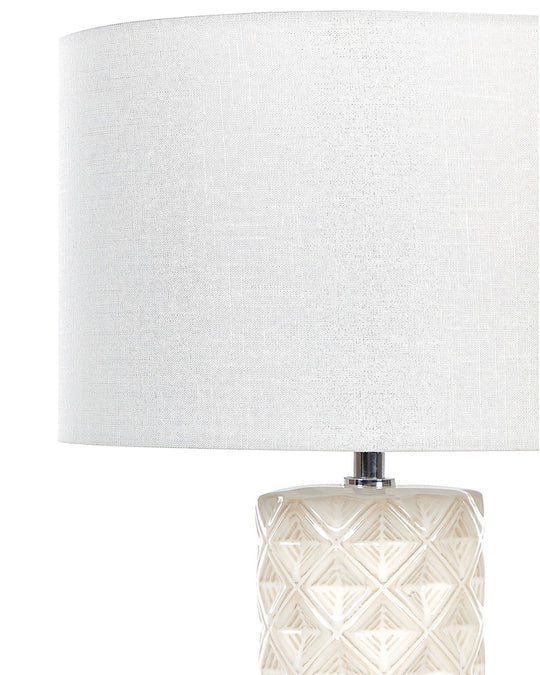 Tafellamp | Keramiek | Lichtbeige