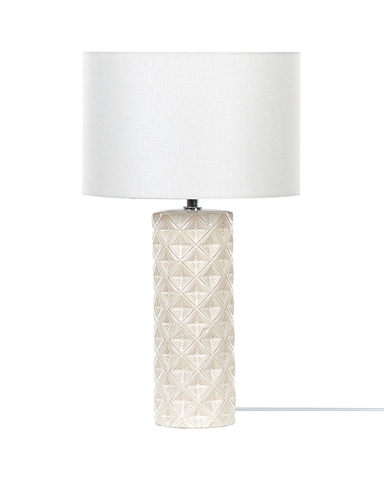 Tafellamp | Keramiek | Lichtbeige