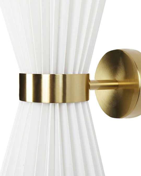 Set van 2 Wandlampen | Katoen | Wit