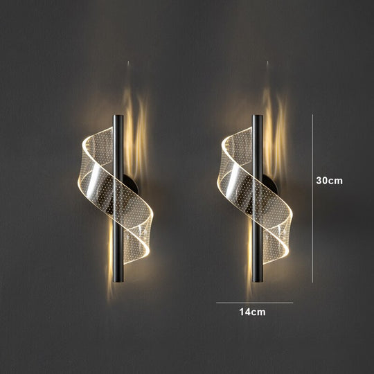 Luxe wandlamp met glazen kandelaars